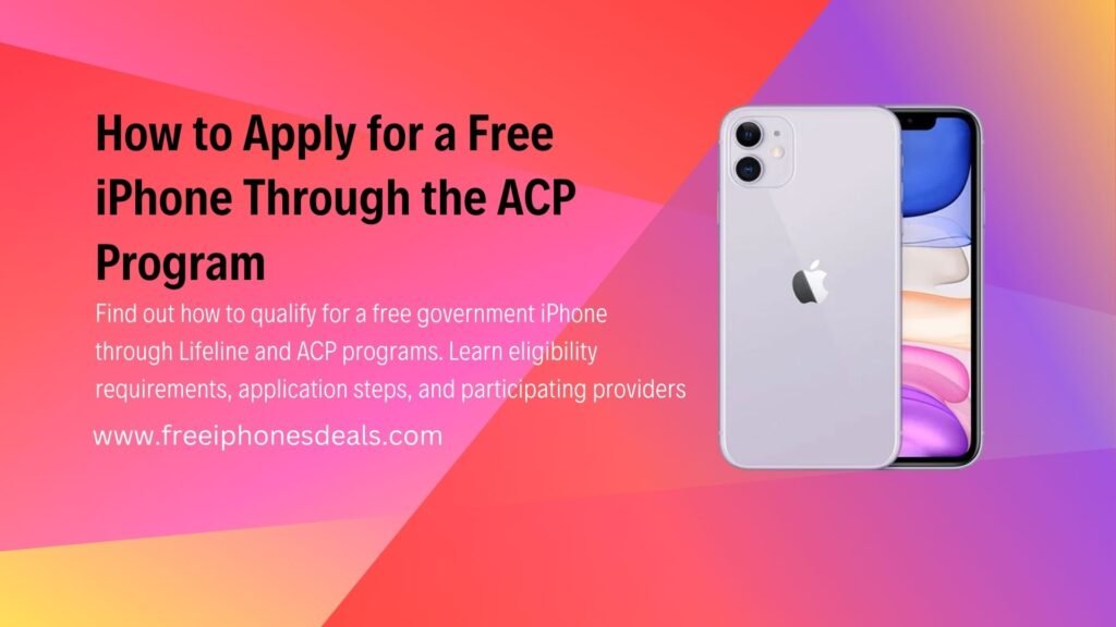 free iphone with acp program