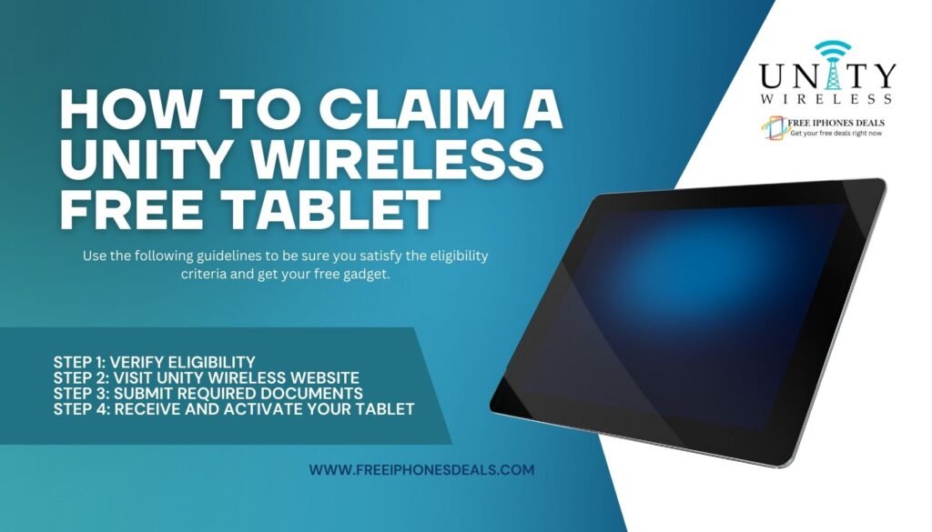 unity wireless free tablet