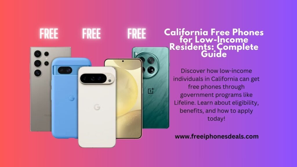 california free phones for low income