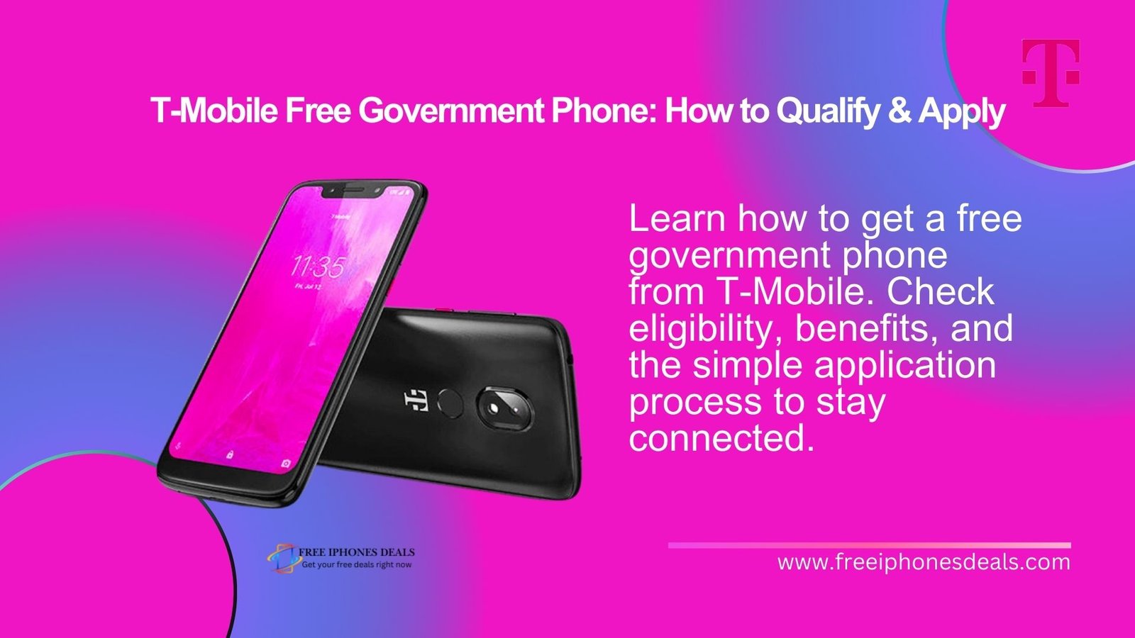 T-Mobile Free Government Phone: Eligibility & Application